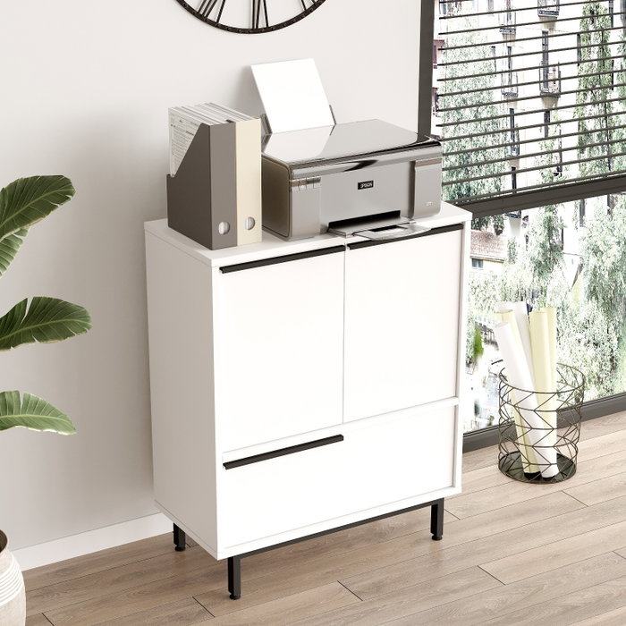 Hanah Home Armario Multiusos On8B-W Blanco